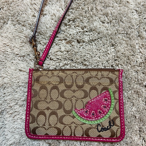 COACH Watermelon Card Wallet - Picture 2 of 4